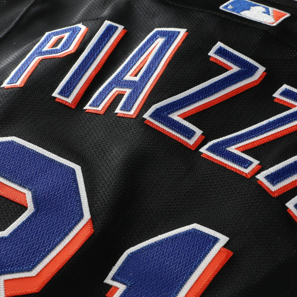 Mike Piazza New York Mets Cooperstown Collection 2000 Batting Practice Jersey Black