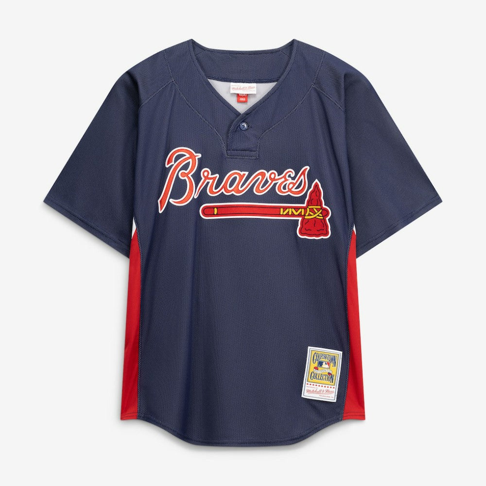 Chipper Jones Atlanta Braves Authentic Batting Practice Jersey Navy