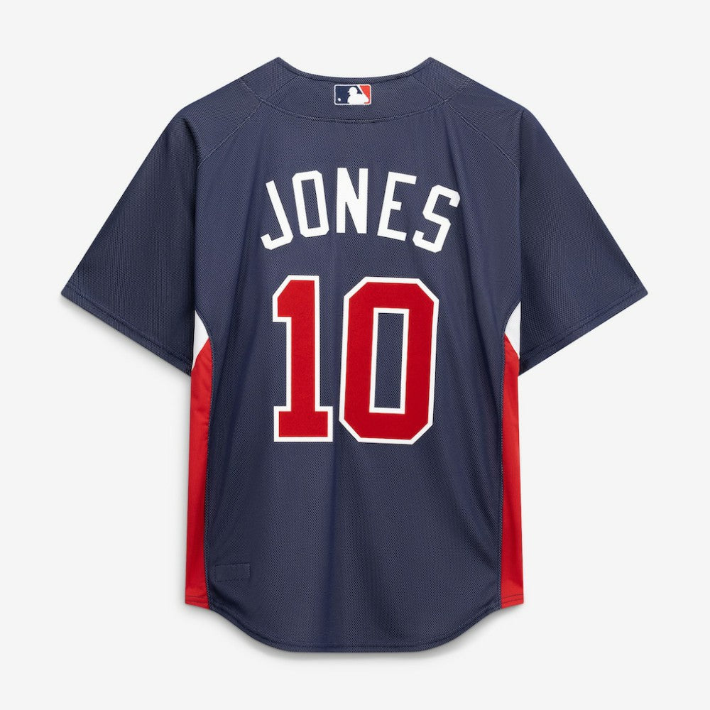 Chipper Jones Atlanta Braves Authentic Batting Practice Jersey Navy