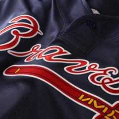 Chipper Jones Atlanta Braves Authentic Batting Practice Jersey Navy