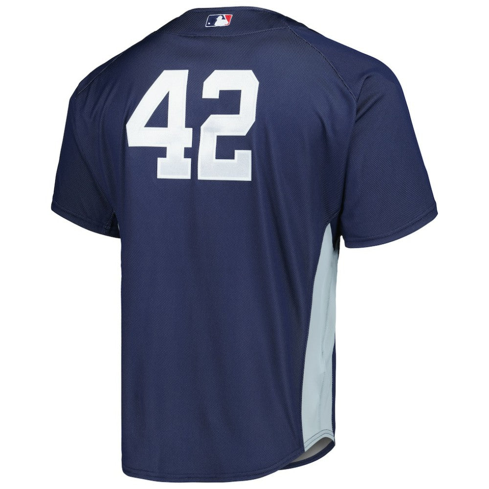 Mariano Rivera New York Yankees Mitchell & Ness Authentic Batting Practice Jersey Navy