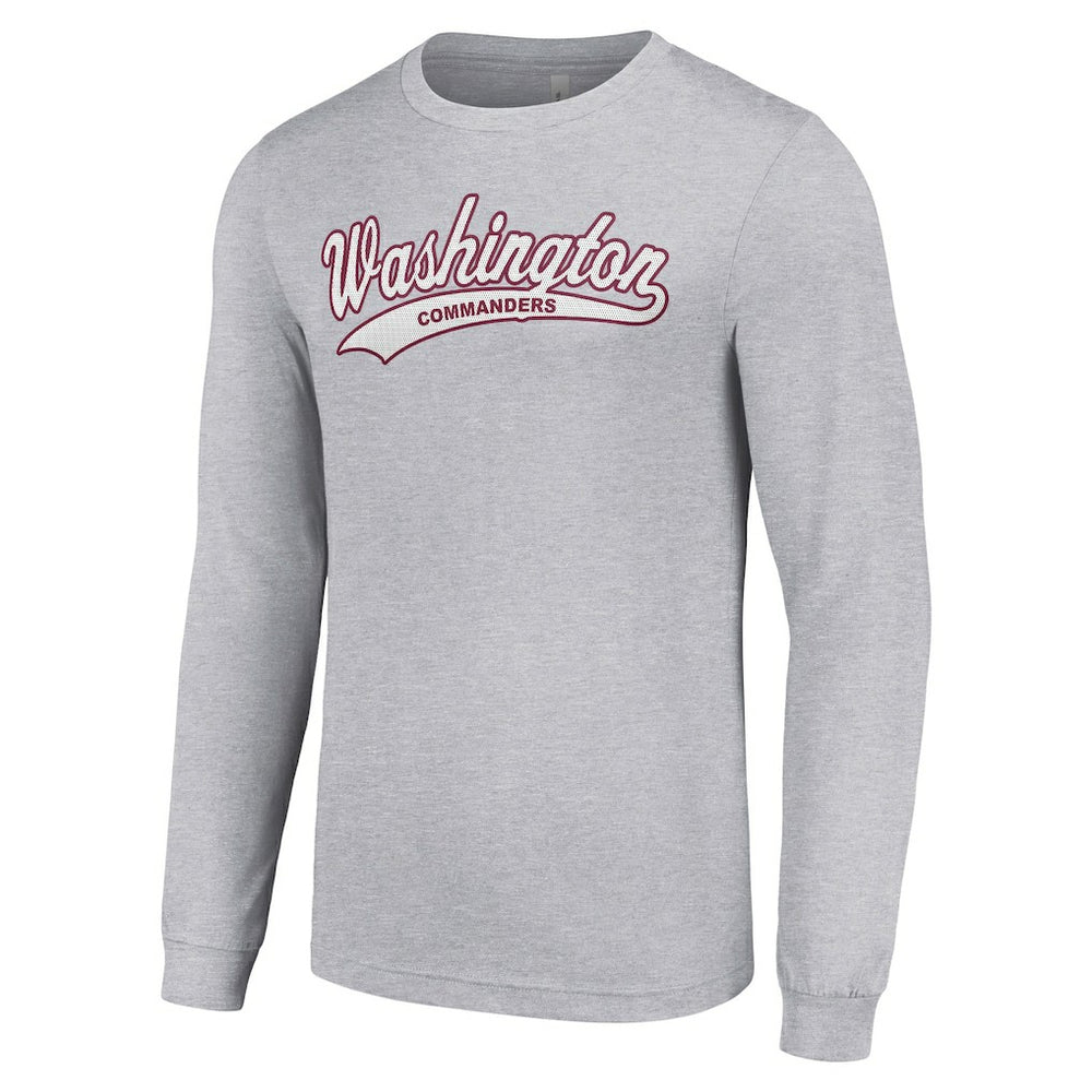 Washington Commanders Starter Tailsweep Long Sleeve T-Shirt - Heather Gray outlet