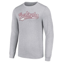 Washington Commanders Starter Tailsweep Long Sleeve T-Shirt - Heather Gray outlet