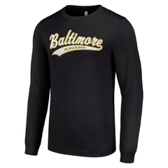 Baltimore Ravens Starter Tailsweep Long Sleeve T-Shirt - Black for sale