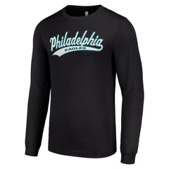 Philadelphia Eagles Starter Tailsweep Long Sleeve T-Shirt - Black sale