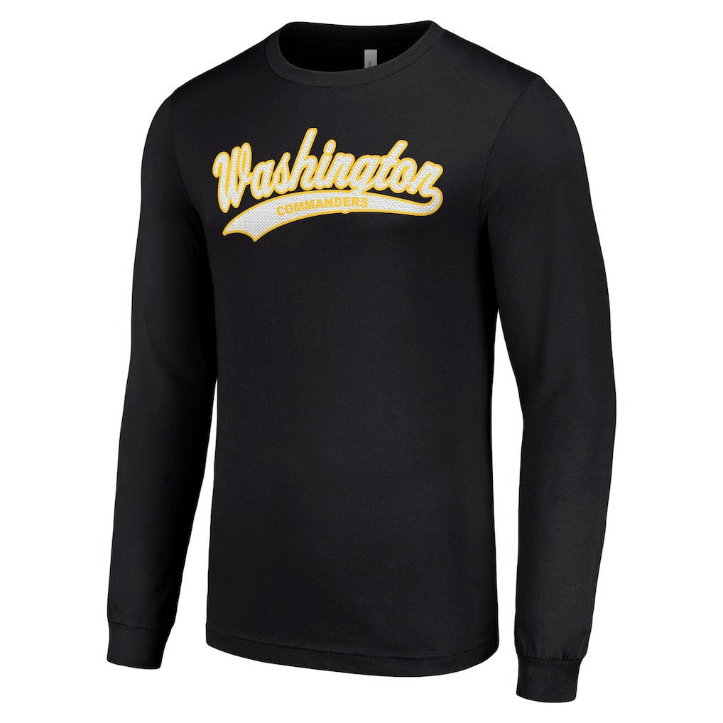Washington Commanders Starter Tailsweep Long Sleeve T-Shirt - Black online