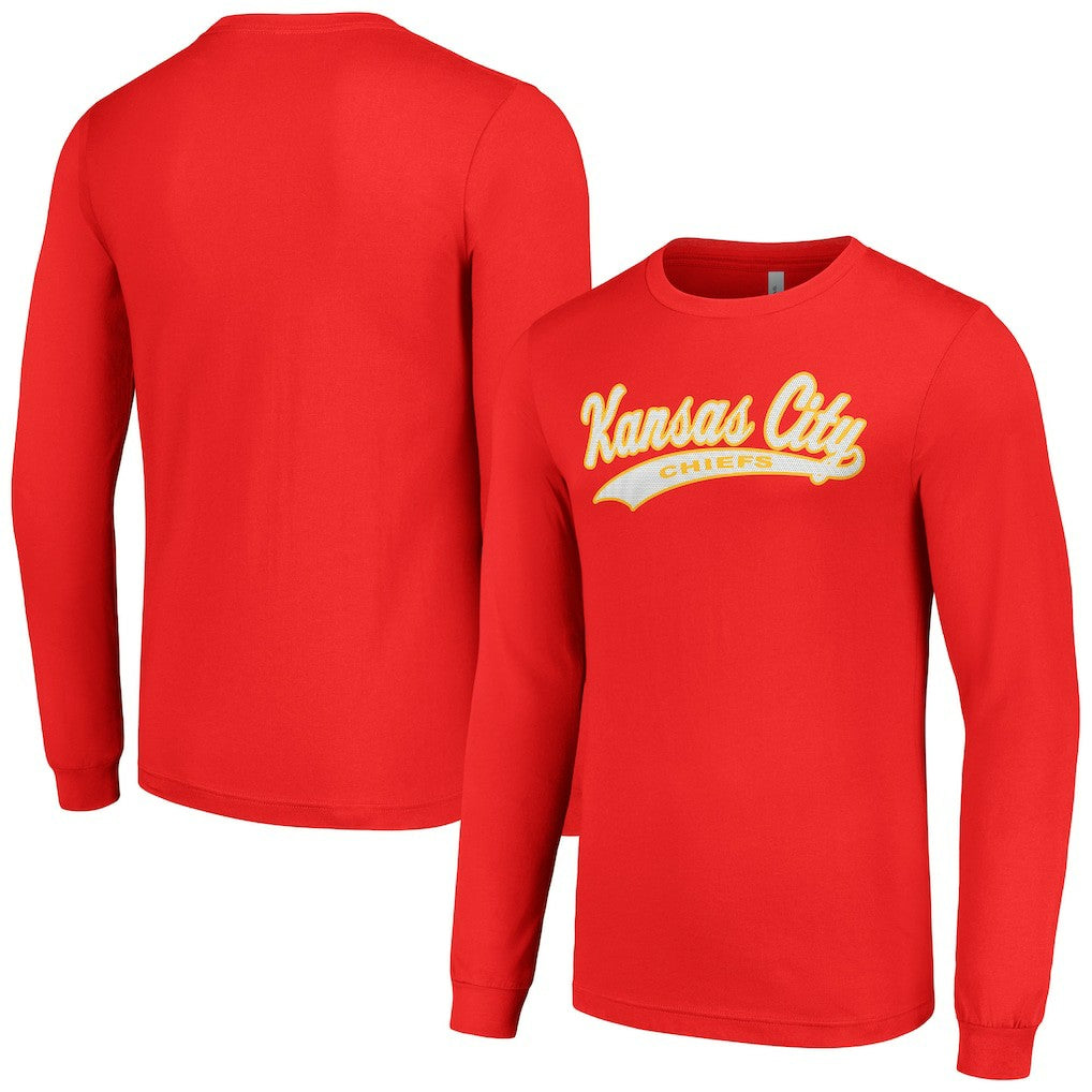 Kansas City Chiefs Starter Tailsweep Long Sleeve T-Shirt - Red cheap