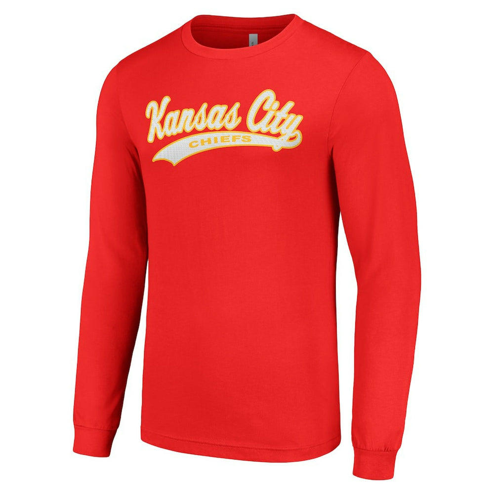 Kansas City Chiefs Starter Tailsweep Long Sleeve T-Shirt - Red cheap