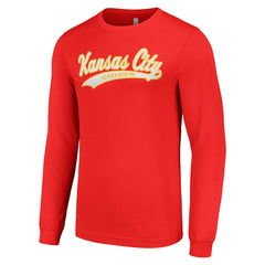 Kansas City Chiefs Starter Tailsweep Long Sleeve T-Shirt - Red cheap