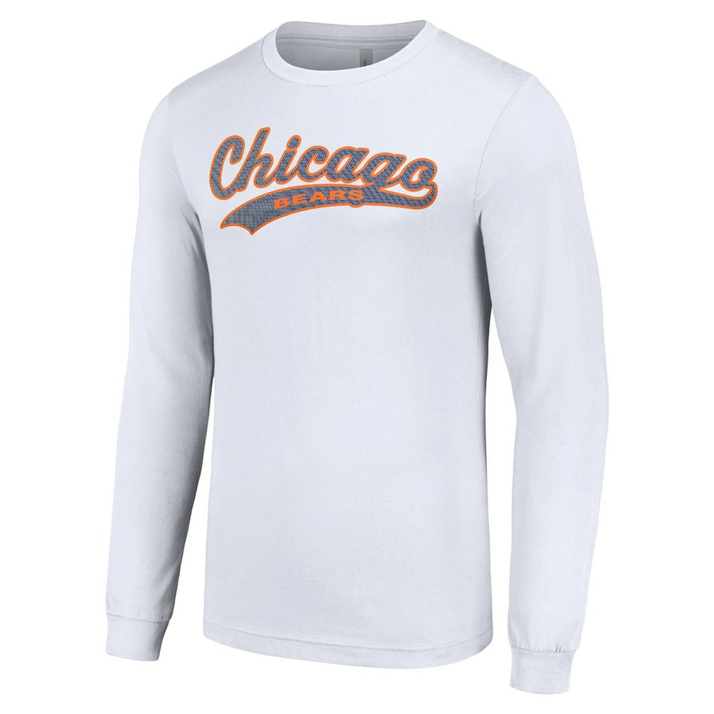 Chicago Bears Starter Tailsweep Long Sleeve T-Shirt - White discount