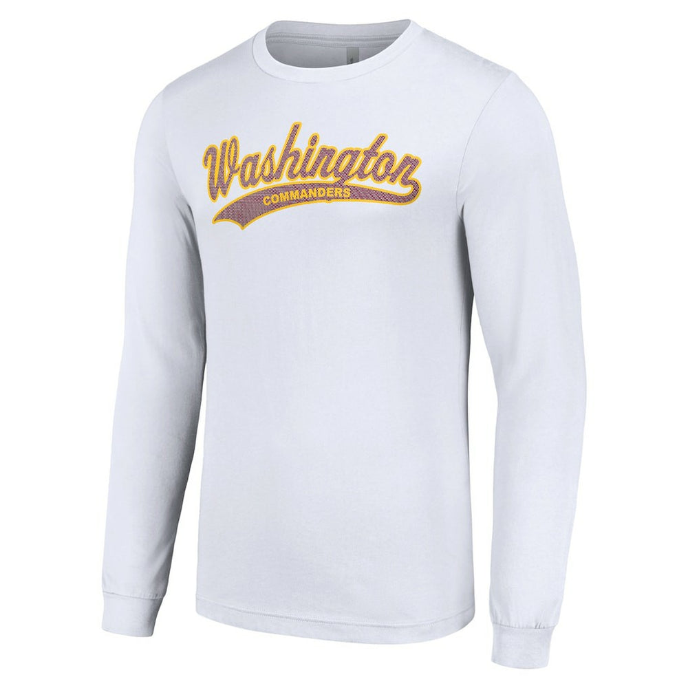 Washington Commanders Starter Tailsweep Long Sleeve T-Shirt - White discount
