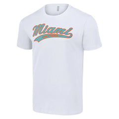 Miami Dolphins Starter Tailsweep T-Shirt - White on sale