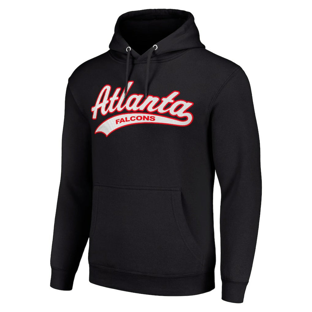 Atlanta Falcons Starter Unisex Tailsweep Pullover Hoodie - Black cheap