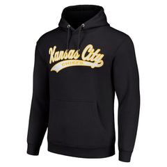 Kansas City Chiefs Starter Unisex Tailsweep Pullover Hoodie - Black discount