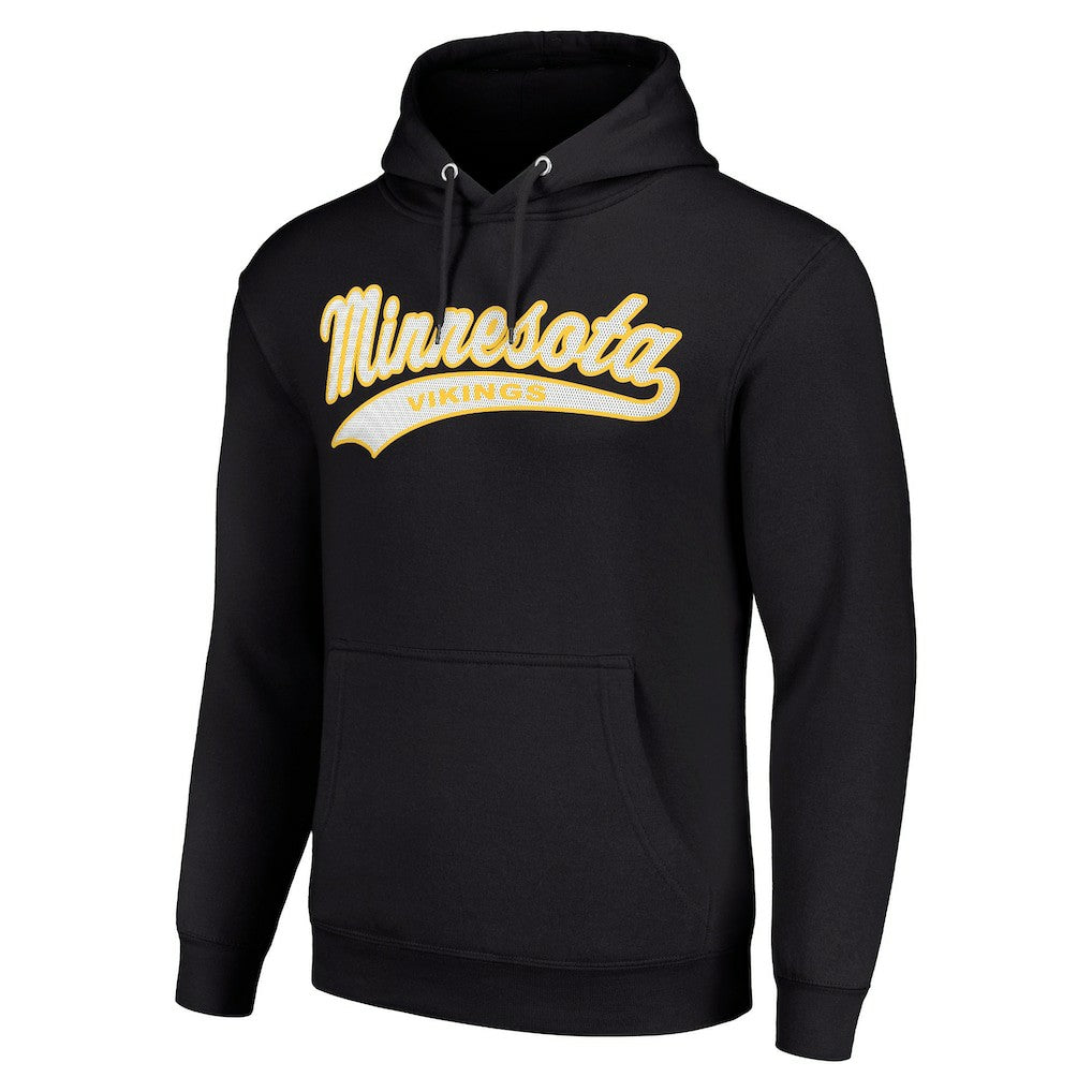 Minnesota Vikings Starter Unisex Tailsweep Pullover Hoodie - Black on sale