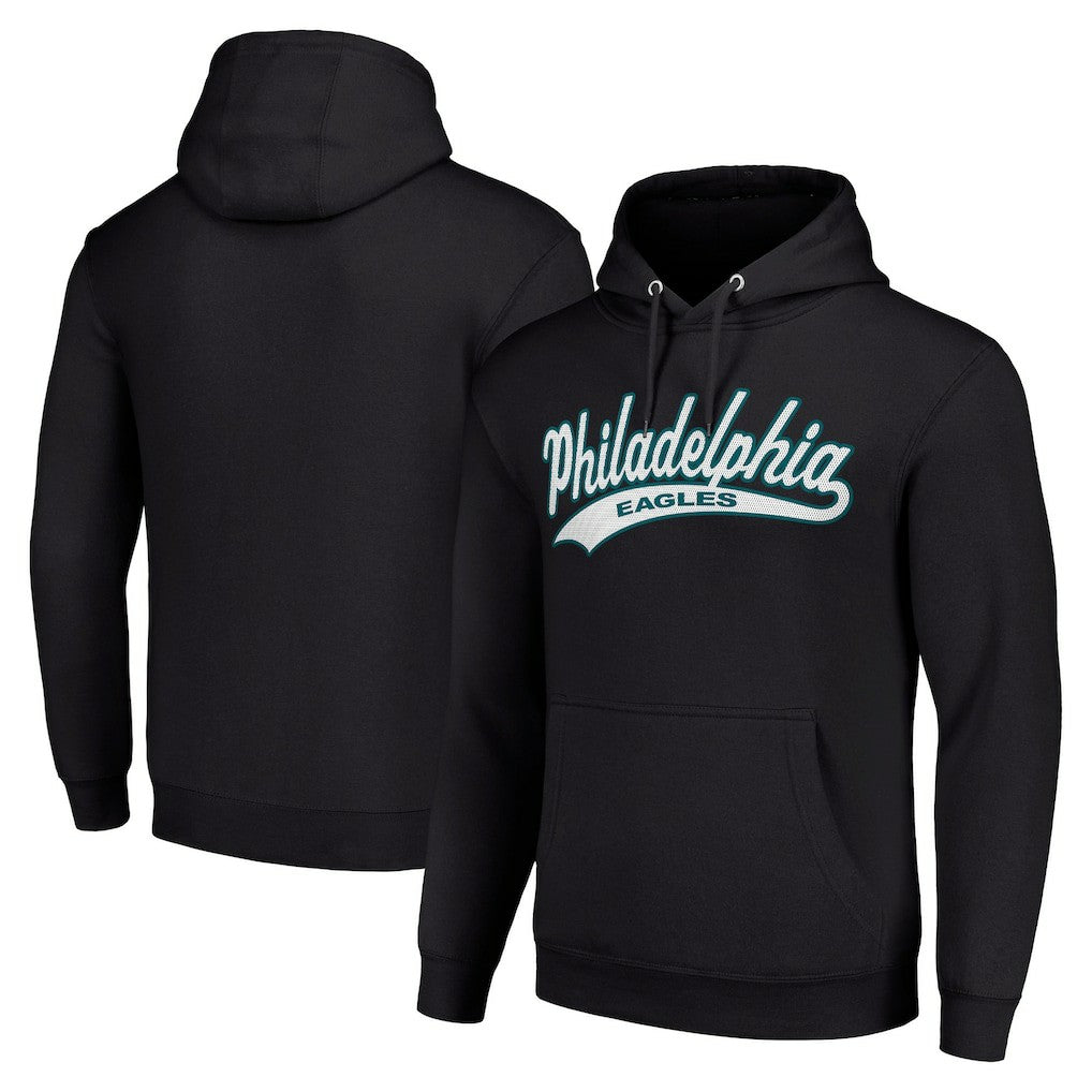 Philadelphia Eagles Starter Unisex Tailsweep Pullover Hoodie - Black online