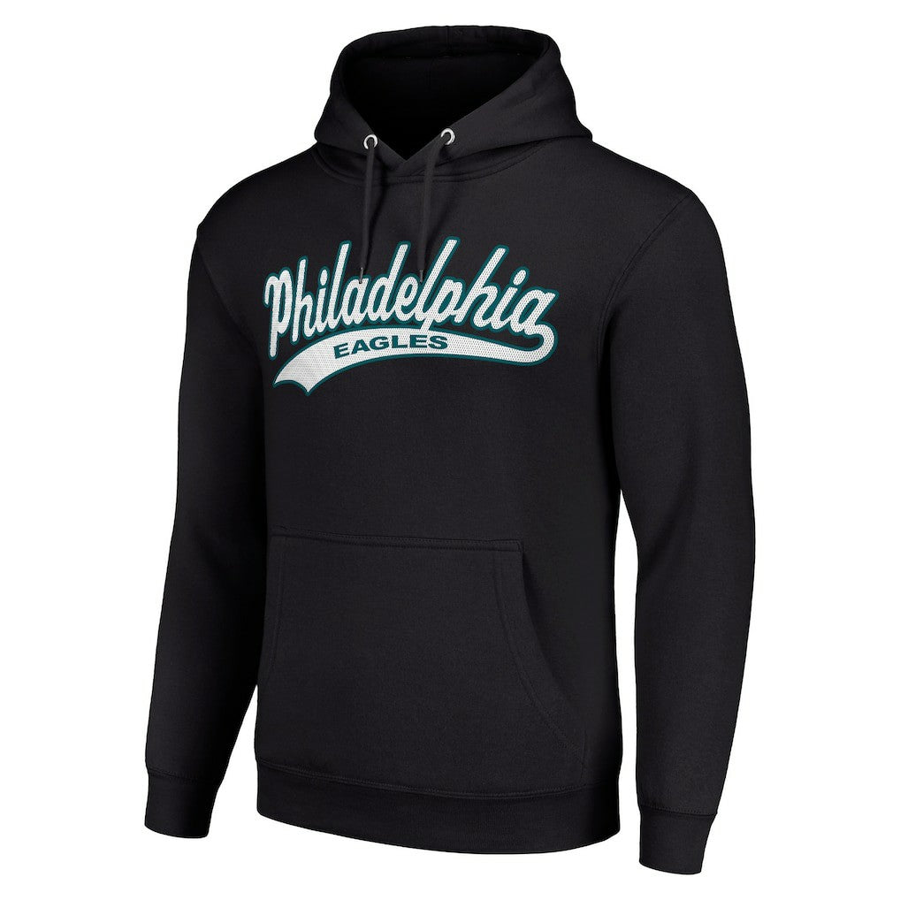 Philadelphia Eagles Starter Unisex Tailsweep Pullover Hoodie - Black online