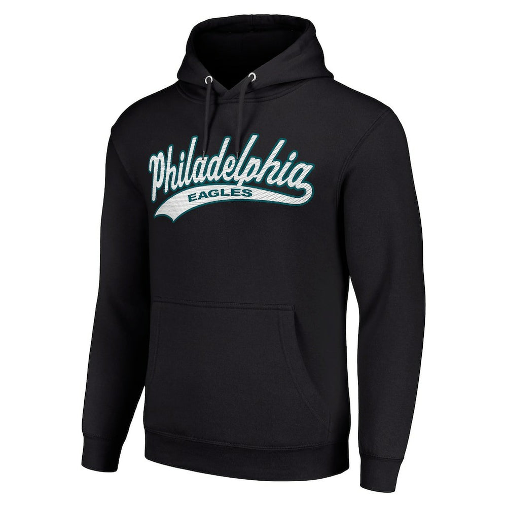 Philadelphia Eagles Starter Unisex Tailsweep Pullover Hoodie - Black online