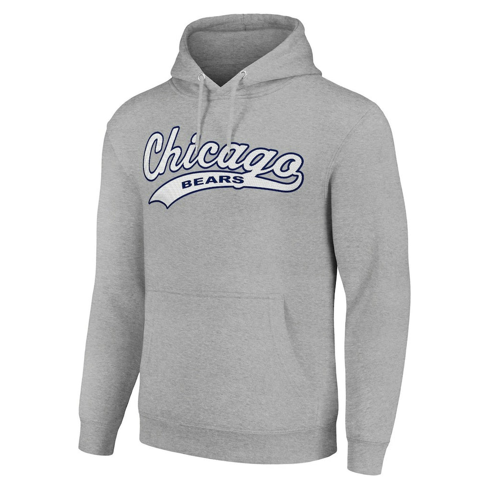 Chicago Bears Starter Unisex Tailsweep Pullover Hoodie - Heather Gray online