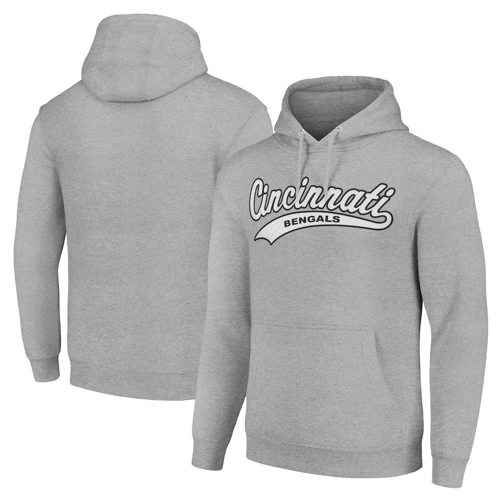 Cincinnati Bengals Starter Unisex Tailsweep Pullover Hoodie - Heather Gray outlet