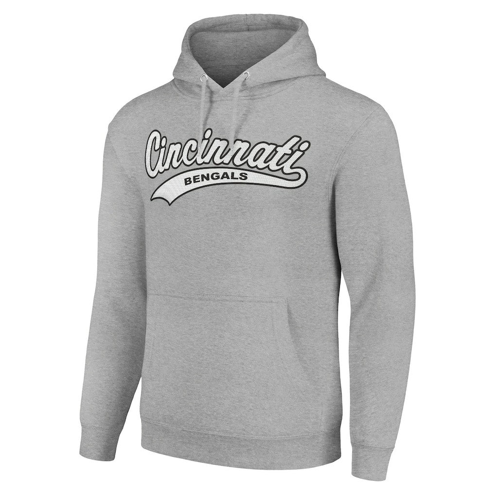 Cincinnati Bengals Starter Unisex Tailsweep Pullover Hoodie - Heather Gray outlet