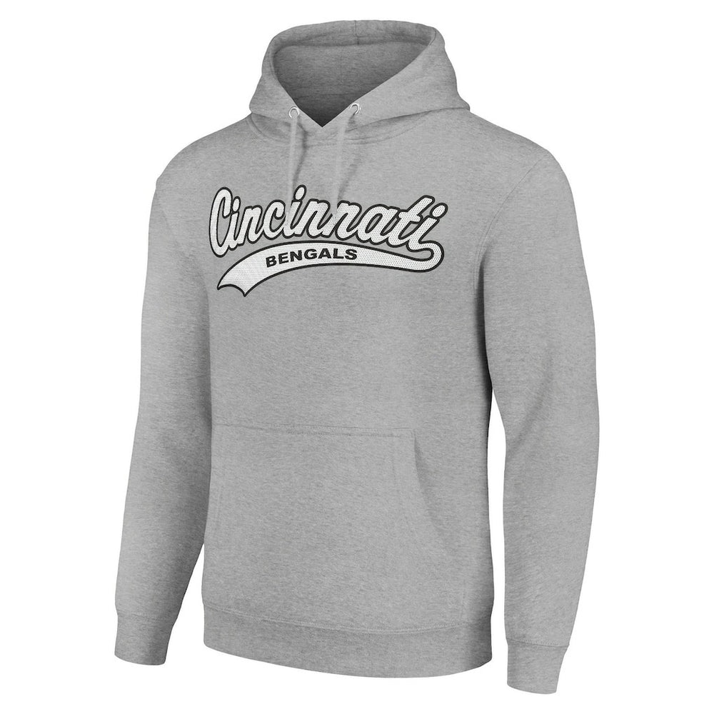Cincinnati Bengals Starter Unisex Tailsweep Pullover Hoodie - Heather Gray outlet