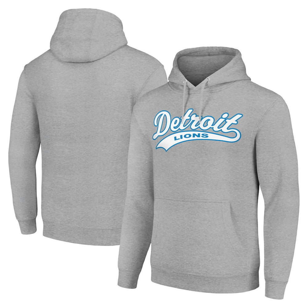 Detroit Lions Starter Unisex Tailsweep Pullover Hoodie - Heather Gray for sale