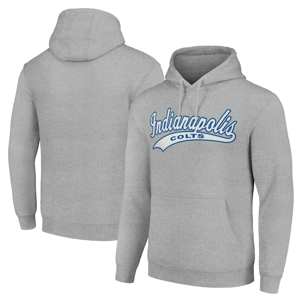 Indianapolis Colts Starter Unisex Tailsweep Pullover Hoodie - Heather Gray cheap