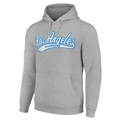 Los Angeles Chargers Starter Unisex Tailsweep Pullover Hoodie - Heather Gray sale