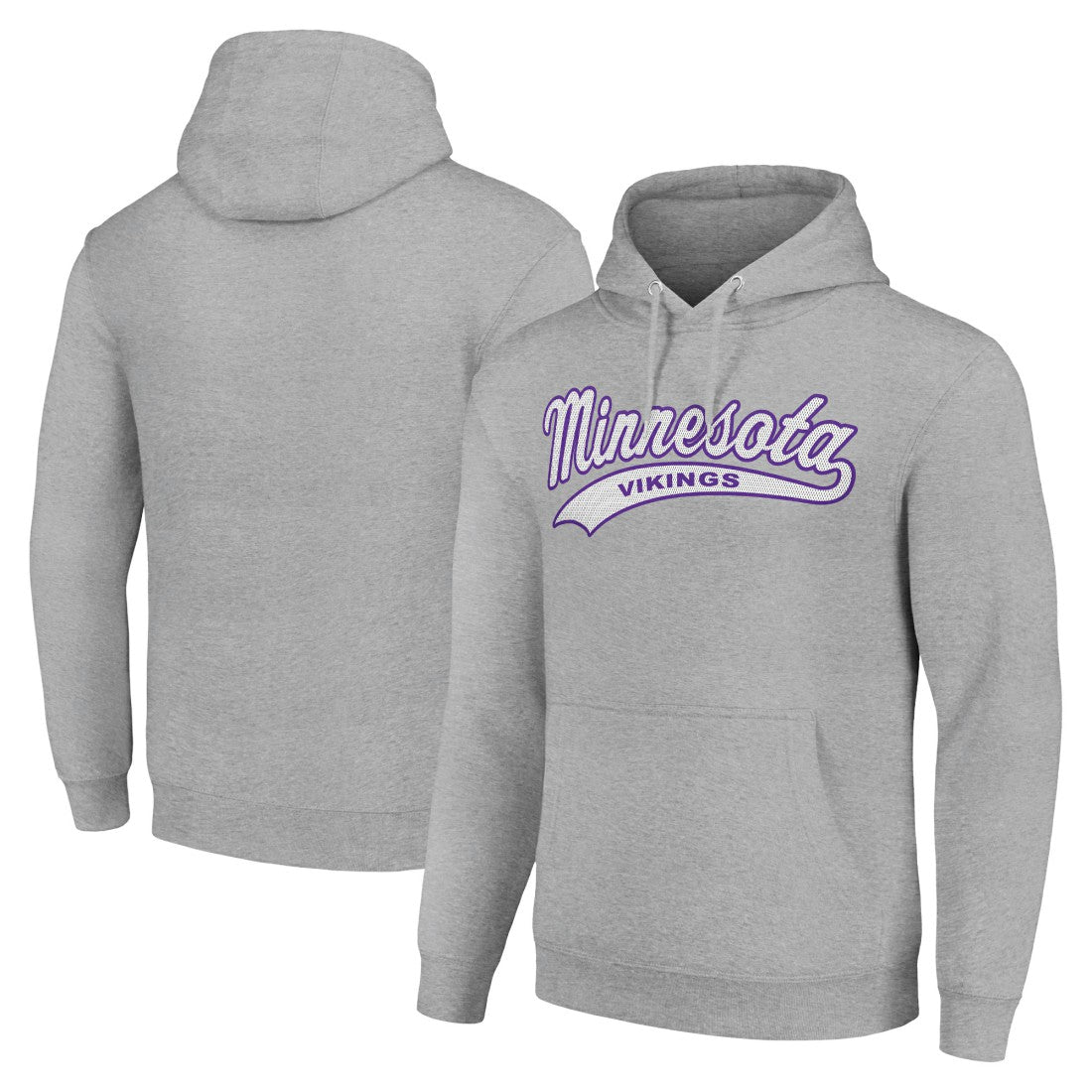 Minnesota Vikings Starter Unisex Tailsweep Pullover Hoodie - Heather Gray cheap