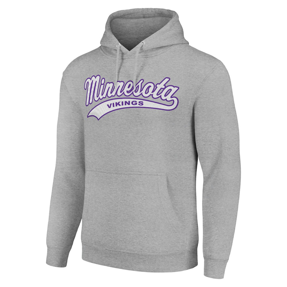 Minnesota Vikings Starter Unisex Tailsweep Pullover Hoodie - Heather Gray cheap