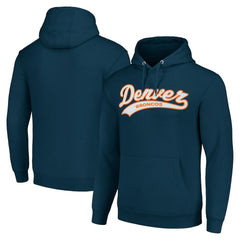 Denver Broncos Starter Unisex Tailsweep Pullover Hoodie - Navy online