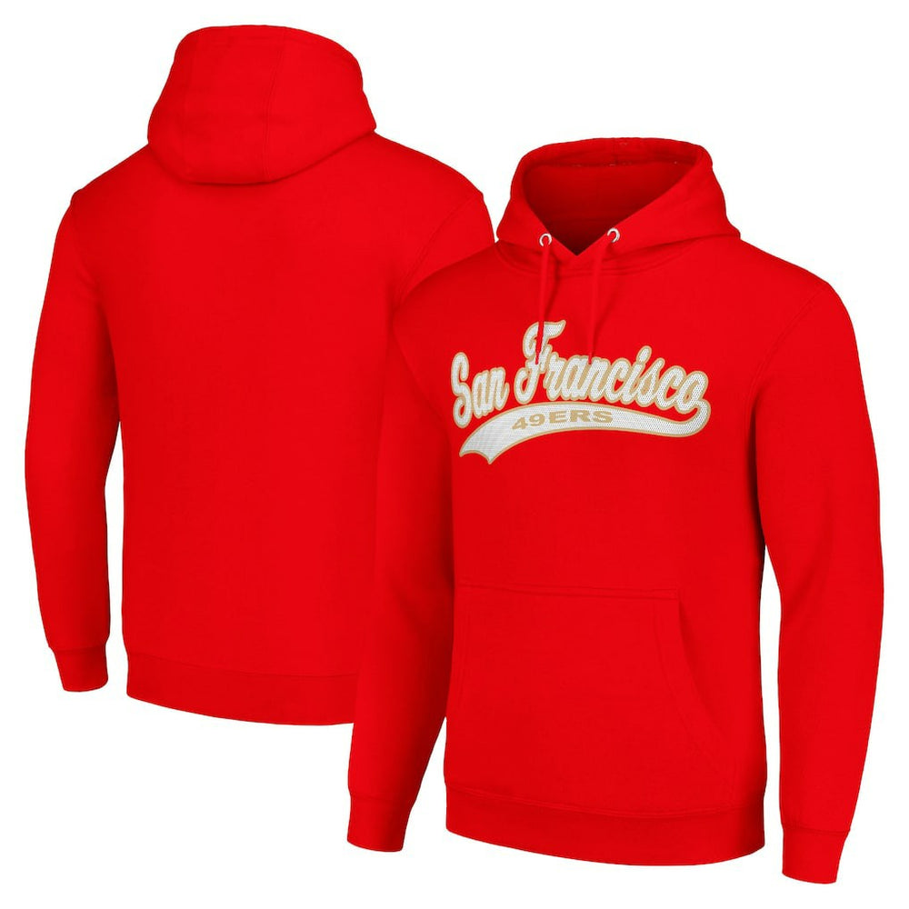 San Francisco 49ers Starter Unisex Tailsweep Pullover Hoodie - Scarlet outlet
