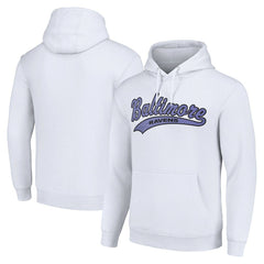 Baltimore Ravens Starter Unisex Tailsweep Pullover Hoodie - White outlet