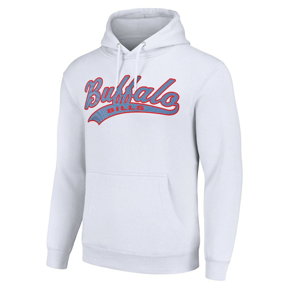 Buffalo Bills Starter Unisex Tailsweep Pullover Hoodie - White on sale