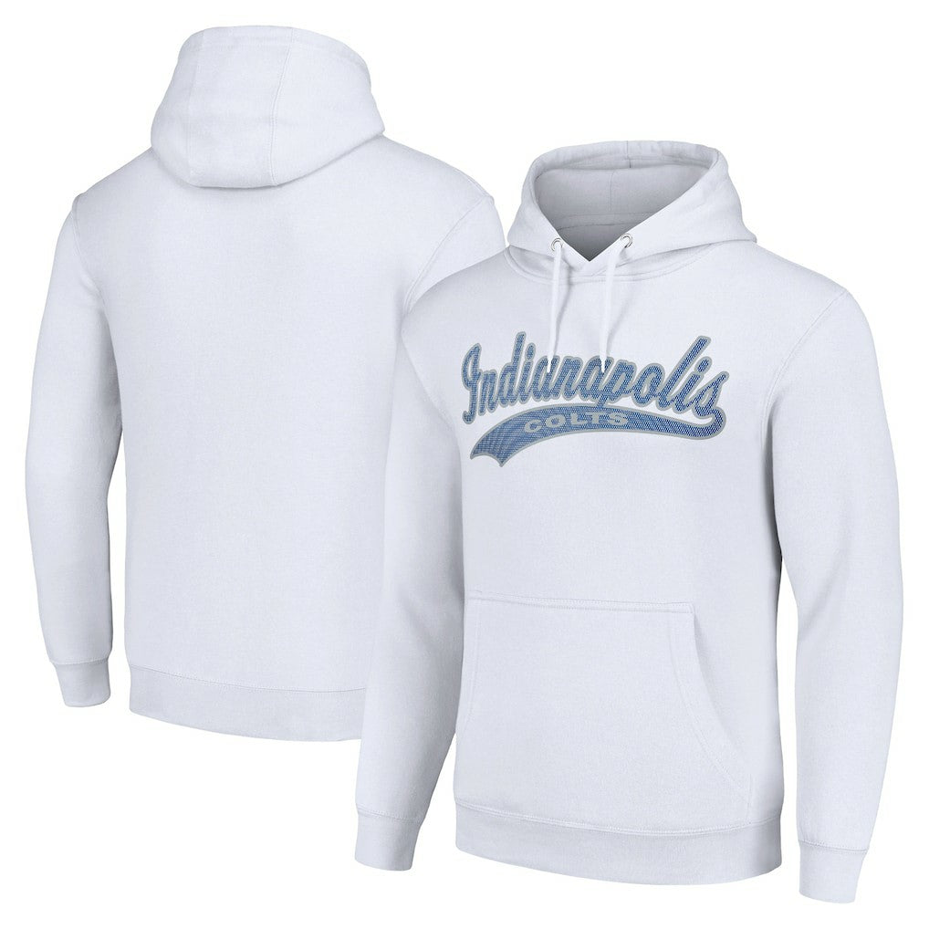 Indianapolis Colts Starter Unisex Tailsweep Pullover Hoodie - White online