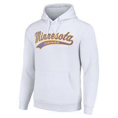 Minnesota Vikings Starter Unisex Tailsweep Pullover Hoodie - White on sale