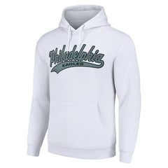 Philadelphia Eagles Starter Unisex Tailsweep Pullover Hoodie - White cheap