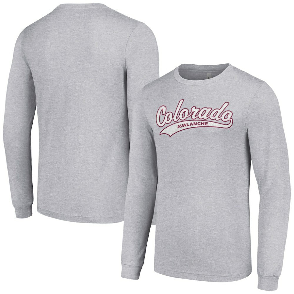 Colorado Avalanche Starter Tailsweep T-Shirt - Heather Gray T-shirts