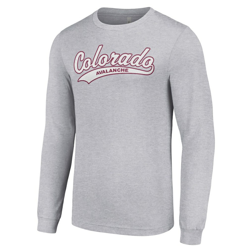 Colorado Avalanche Starter Tailsweep T-Shirt - Heather Gray T-shirts