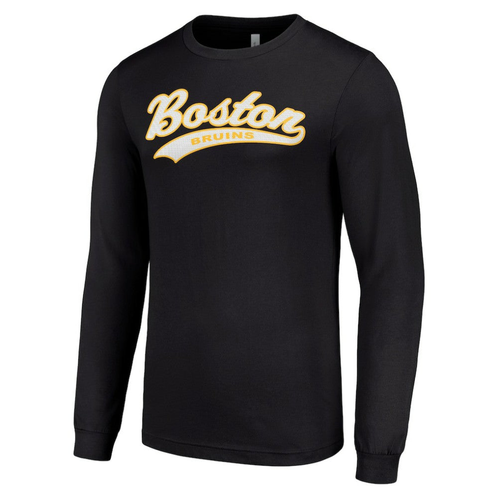 Boston Bruins Starter Tailsweep T-Shirt - Black T-shirts