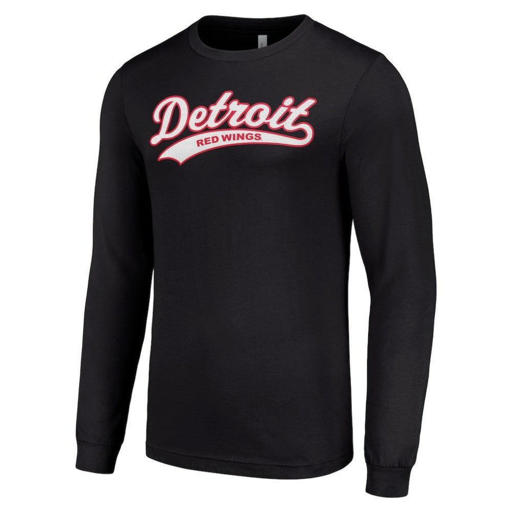 Detroit Red Wings Starter Tailsweep T-Shirt - Black T-shirts