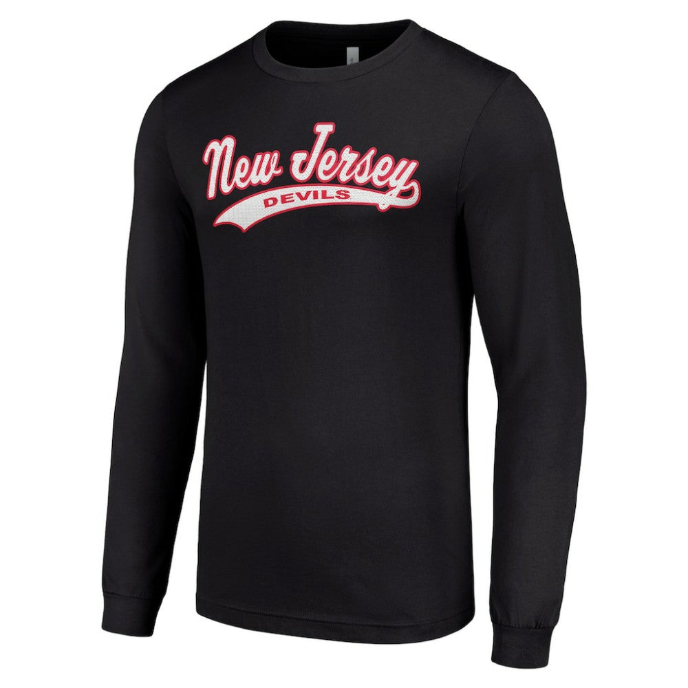 New Jersey Devils Starter Tailsweep T-Shirt - Black T-shirts