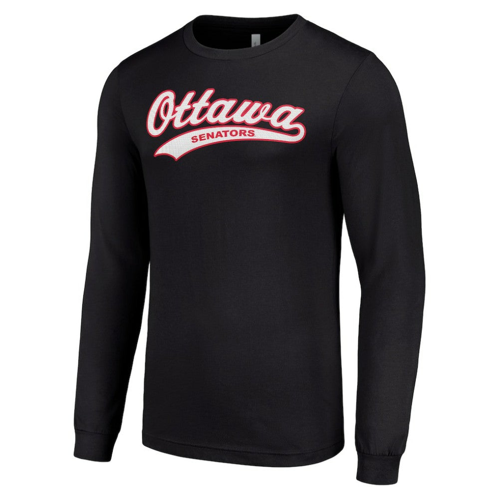 Ottawa Senators Starter Tailsweep T-Shirt - Black T-shirts