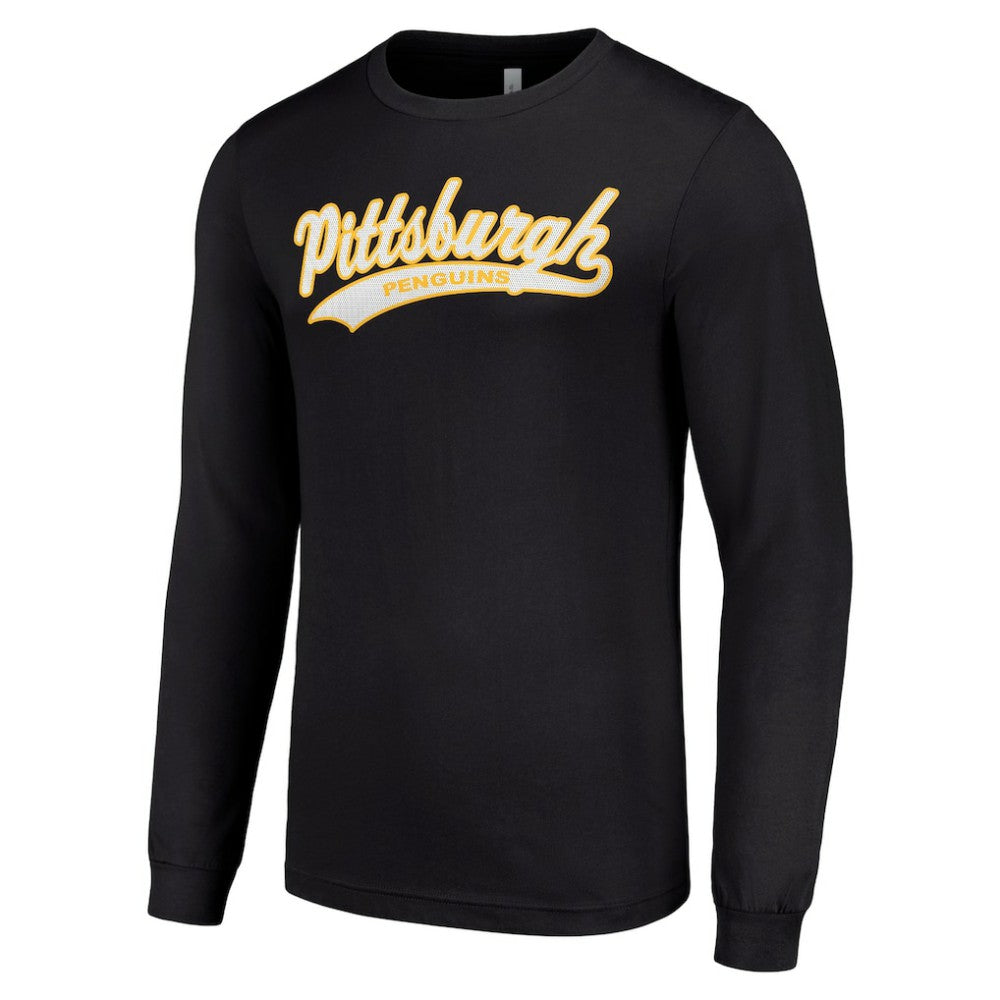 Pittsburgh Penguins Starter Tailsweep T-Shirt - Black T-shirts