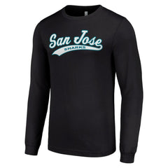 San Jose Sharks Starter Tailsweep T-Shirt - Black T-shirts