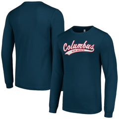 Columbus Blue Jackets Starter Tailsweep T-Shirt - Navy T-shirts