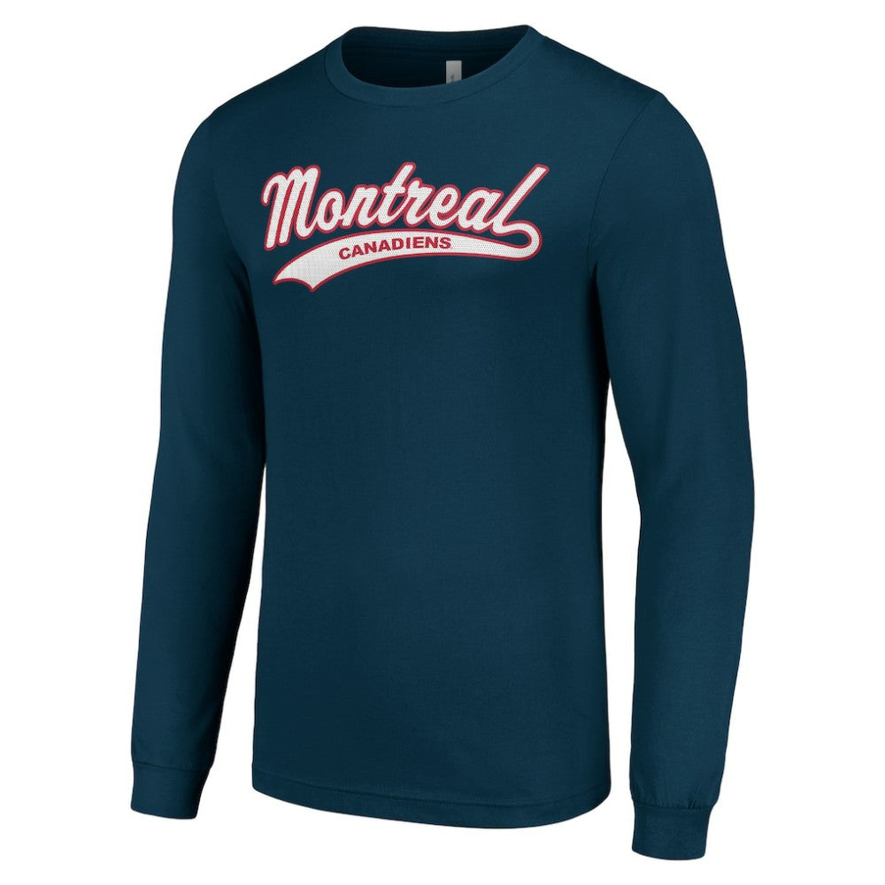 Montreal Canadiens Starter Tailsweep T-Shirt - Navy T-shirts