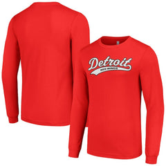Detroit Red Wings Starter Tailsweep T-Shirt - Red T-shirts