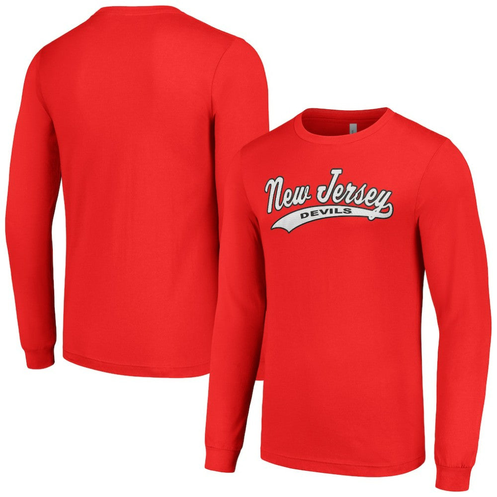New Jersey Devils Starter Tailsweep T-Shirt - Red T-shirts